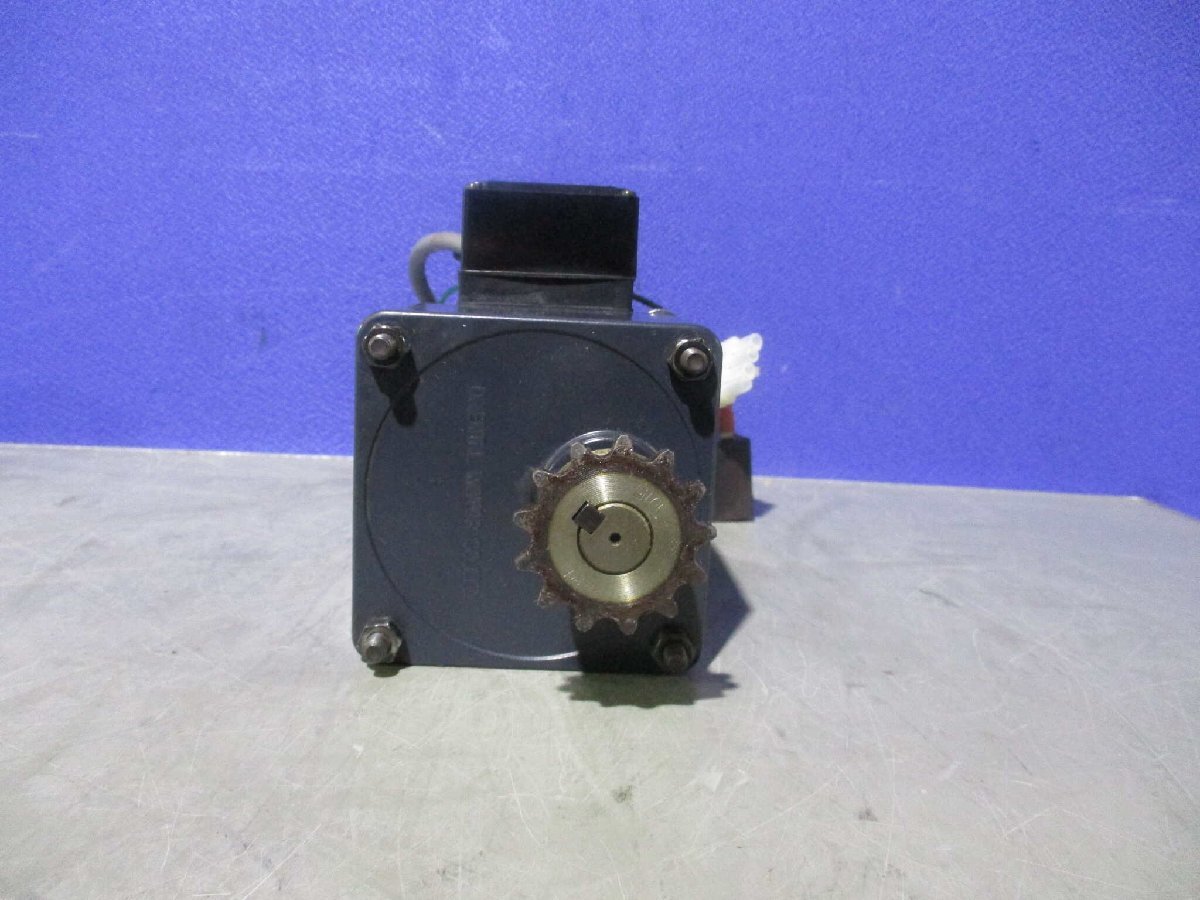 中古 ORIENTAL MOTOR INDUCTION MOTOR 5IK60GU-CTF/GEAR HEAD 5GU120KB (KATR60329B025)_画像4