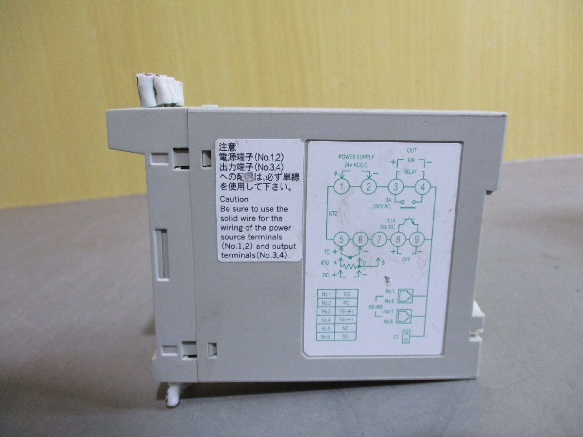 中古 NAIS KT7 TEMPERATURE CONTROLLER AKT7211100 温度調節器 3個 (JATR60401C114)_画像6
