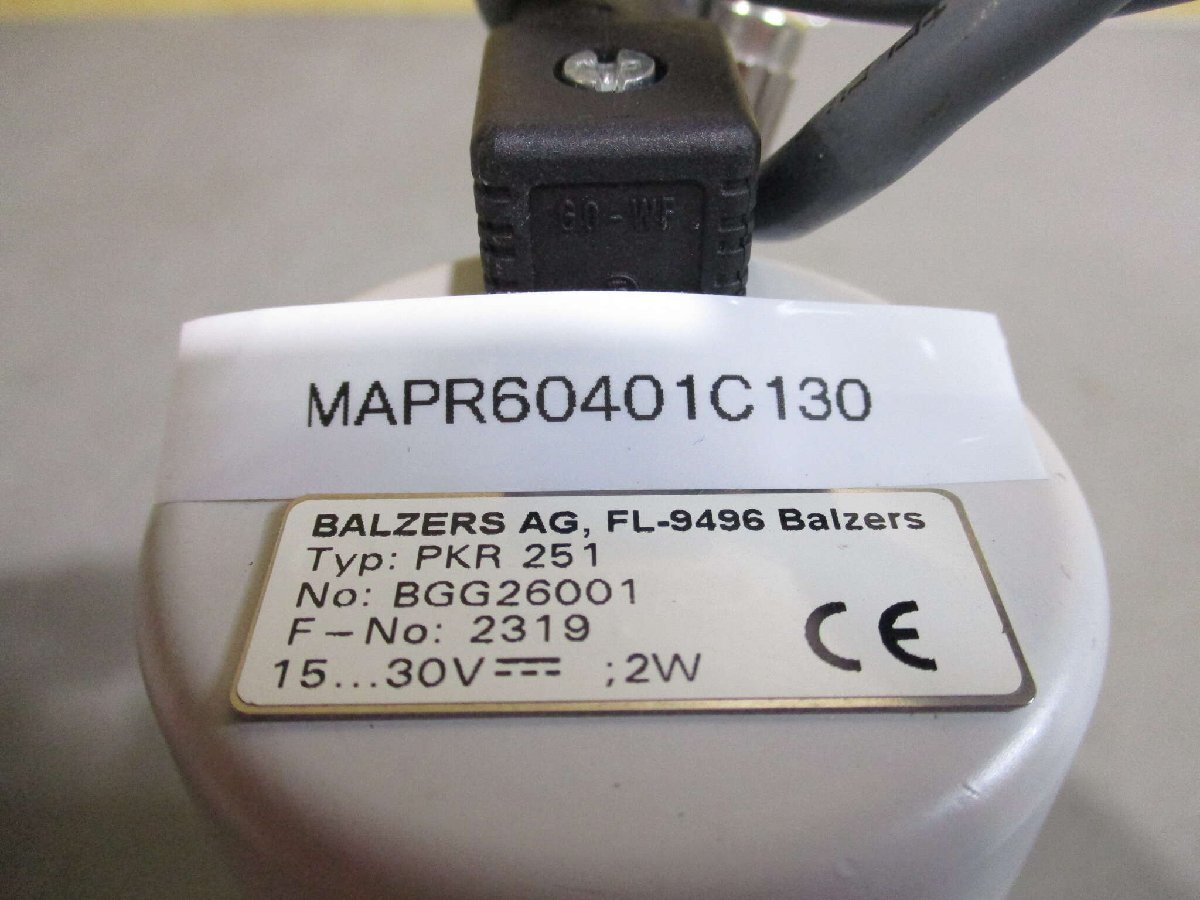 中古 BALZERS AG FL-9496 PKR251 圧力変換器 真空計 (MAPR60401C130)_画像7