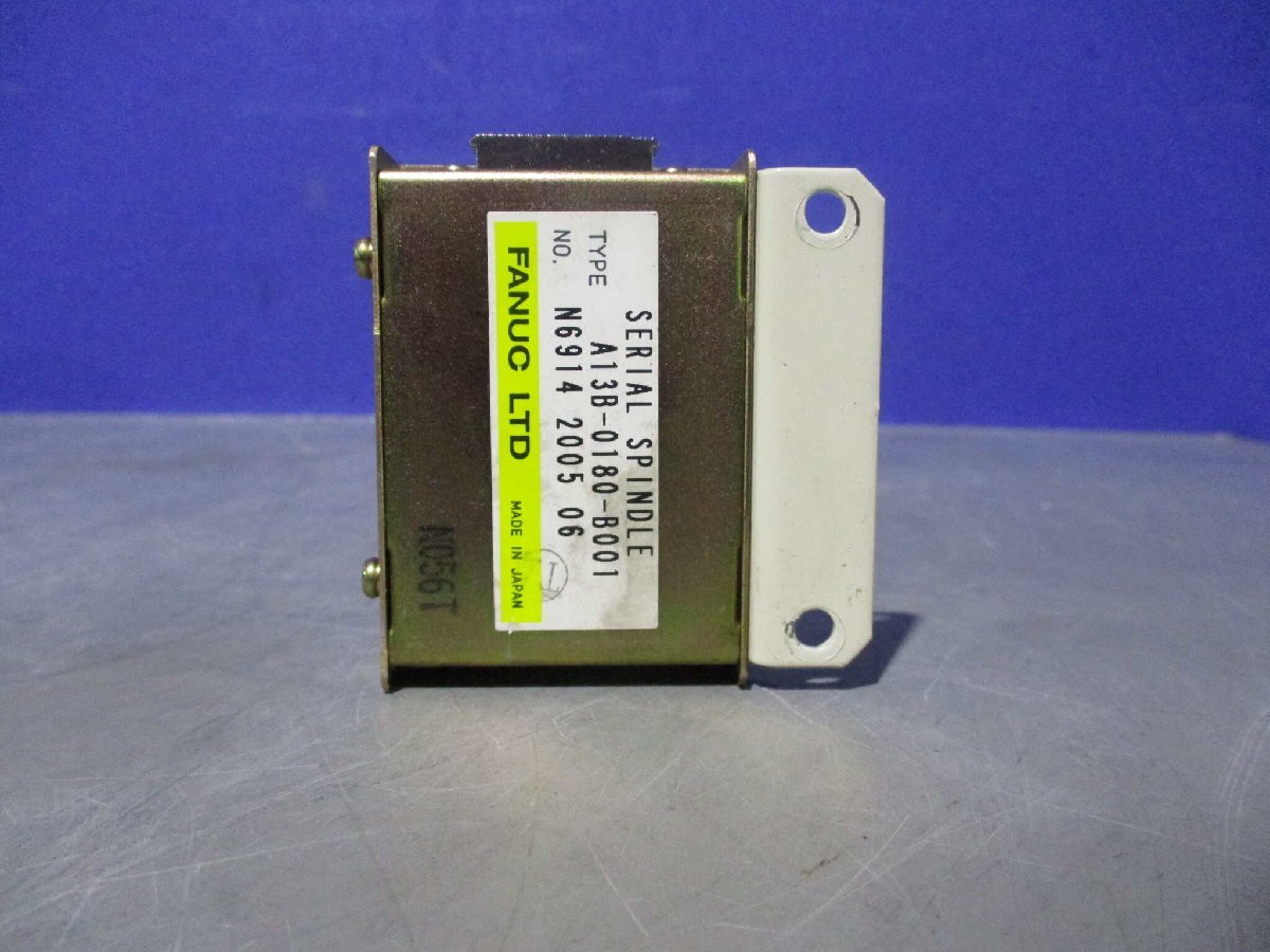 中古 FANUC LTD SERIAL SPINDLE A13B-0180-B001 (JBMR60406D175)_画像2