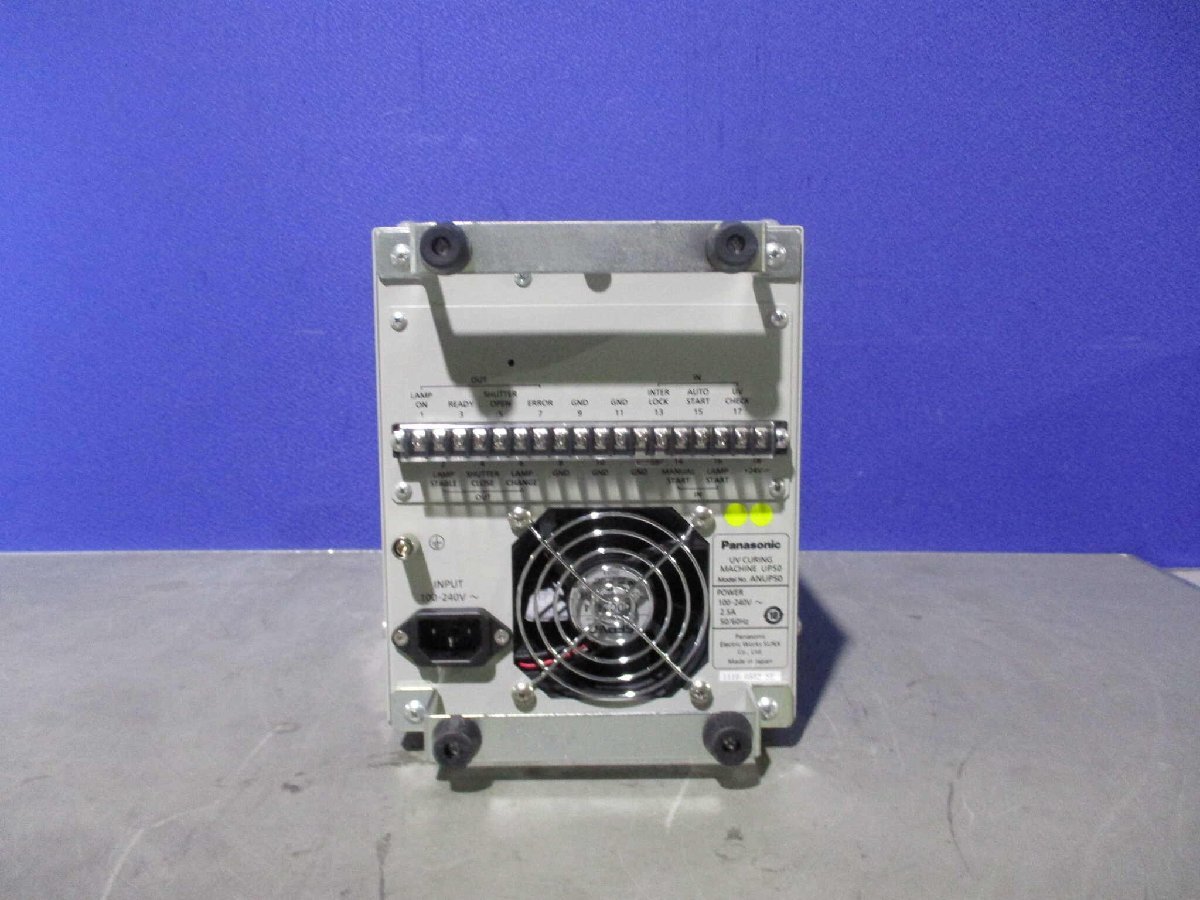 新古 PANASONIC UV CURING MACHINE ANUP50 通電OK (EBHR60410B001)_画像8