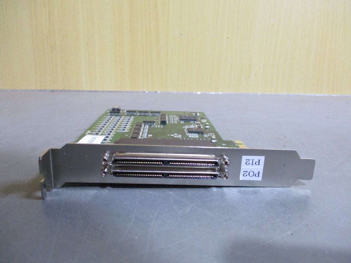 中古 CONTEC DIO-6464L-PE 縁型デジタル入出力ボード PCI Express (CAPR60418D008)_画像3