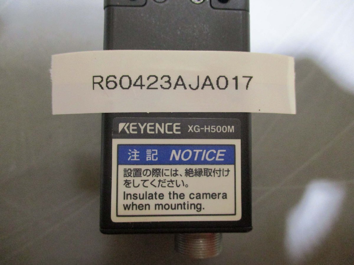 中古 KEYENCE XG-H500M CCDカメラ 500万画素倍速 (R60423AJA017)_画像1