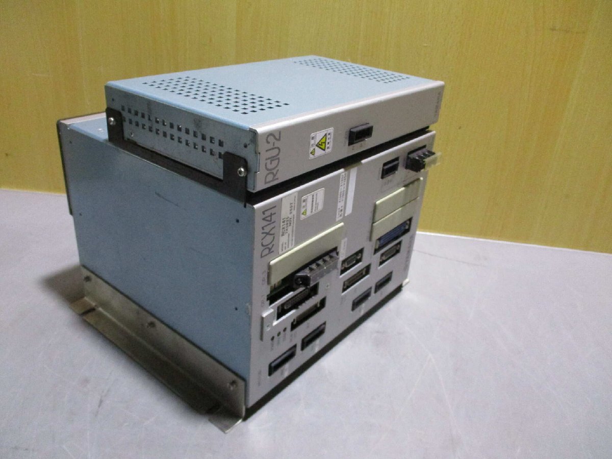 中古 YAMAHA RCX141 RGU-2 産業用ロボット コントローラ (R60424DKC014)_画像7