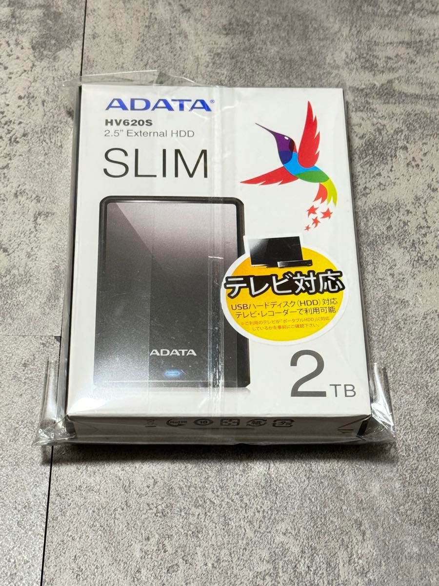 ADATA AHV620S-2TU3-CBKEC 2.5 external HDD SLIM 2TB