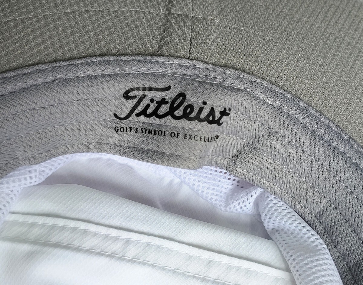 Titleist Logo bucket hat white 