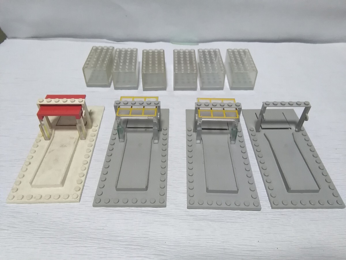 オールドレゴ カーポート 車庫 ミニカー用車庫ケース パーツ LEGO 大量まとめてセット の画像5