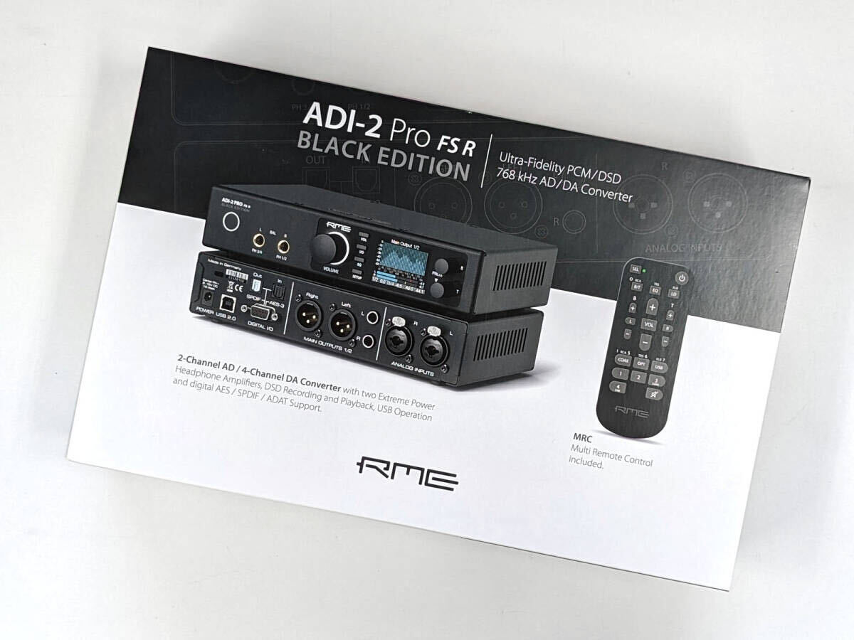 RME ADI-2 Pro FS R Black Edition AD/DAコンバーター 国内正規品の画像1
