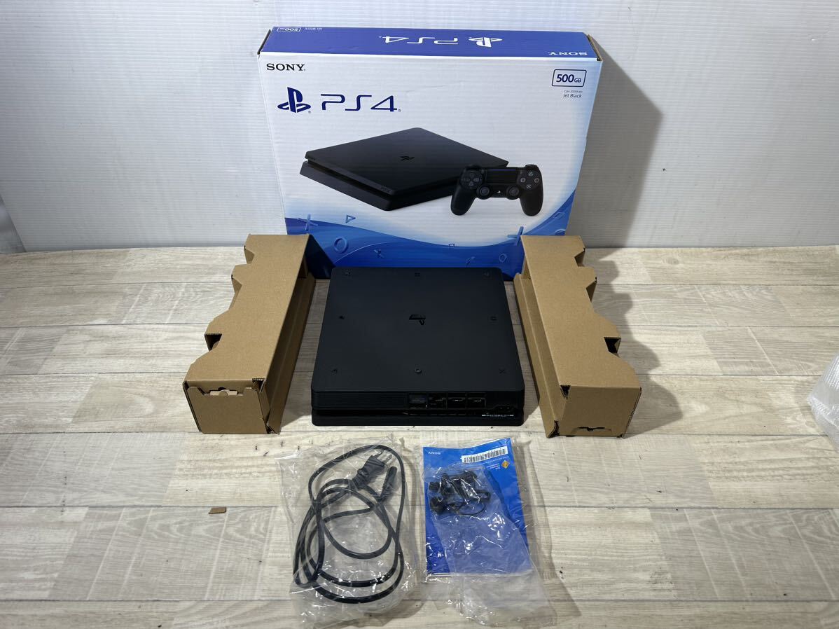 動作品【SONY ソニー】PS4本体 500GB CUH-2000A 初期化済 (04)_画像3