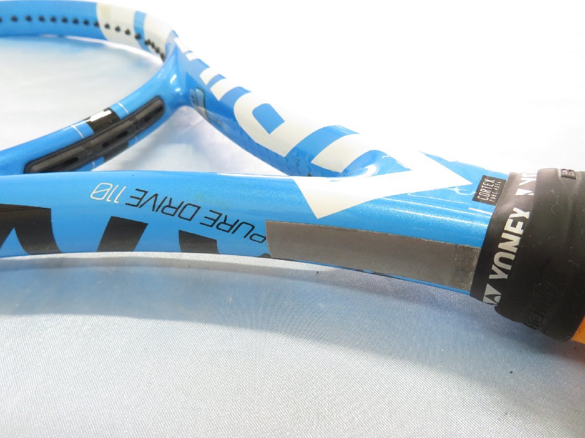 ★Babolat バボラ ピュアドライブ PURE DRIVE 110 G2 硬式テニスラケット★中古の画像2