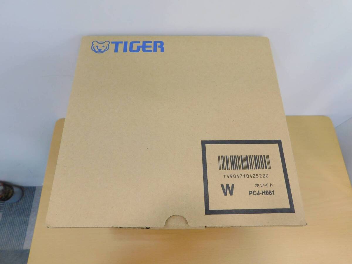 （未使用商品）TIGER タイガー　PCJ-H081　蒸気レス電気ケトル　わく子　容量：0.8L　ホワイト_画像4