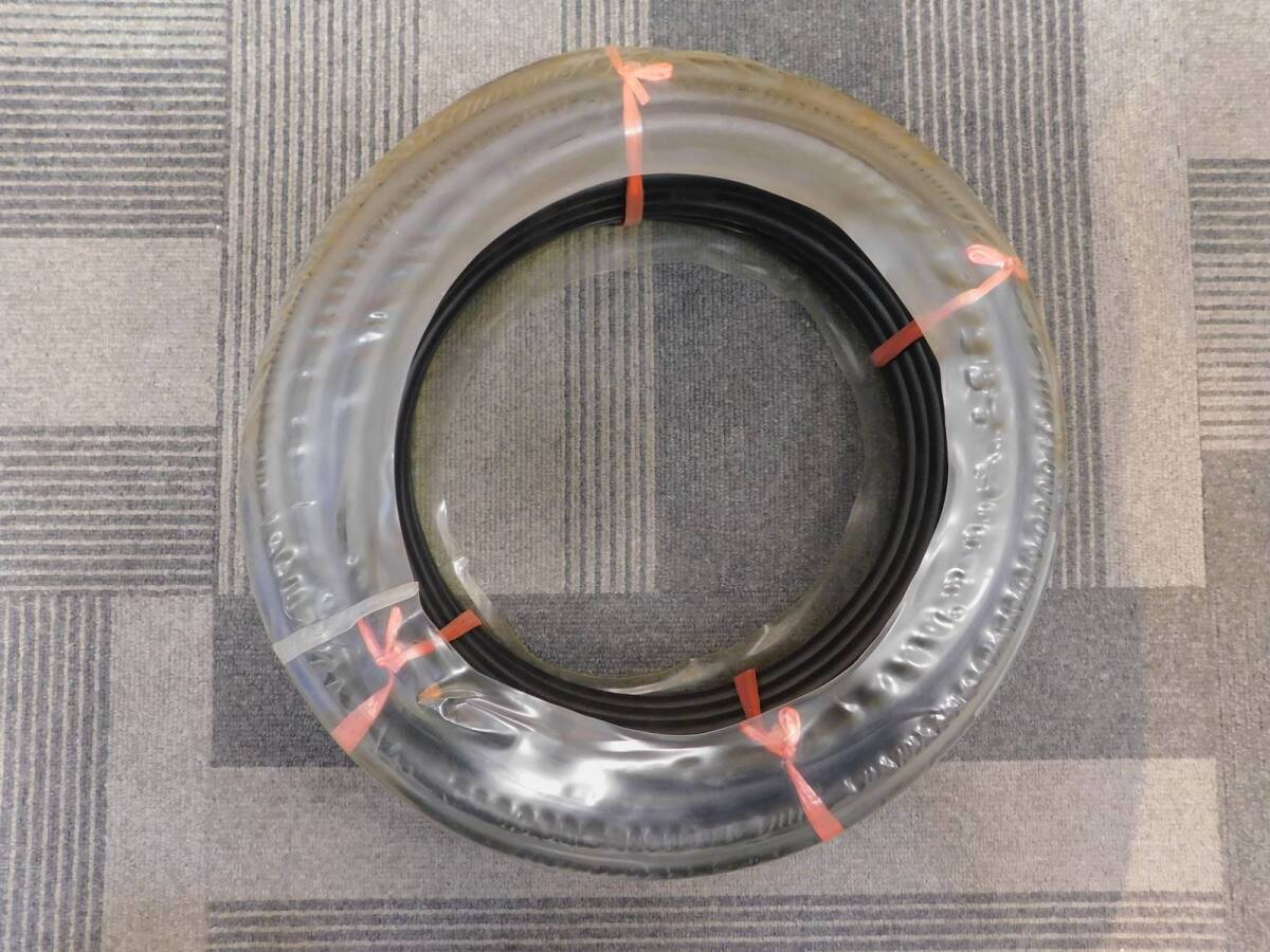 （送料無料）（未使用商品）富士電線工業 溶接用ケーブル 導線用ケーブル WCT38m㎡ 20ｍ 黒 溶接機導線用天然ゴムシースケーブルの画像5