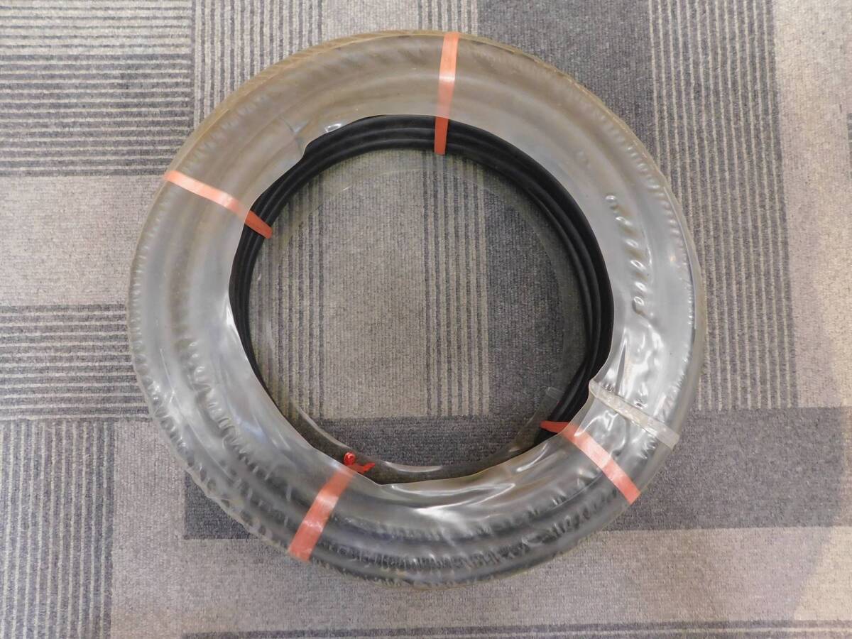 （送料無料）（未使用商品）富士電線工業 溶接用ケーブル 導線用ケーブル WCT38m㎡ 20ｍ 黒 溶接機導線用天然ゴムシースケーブルの画像4