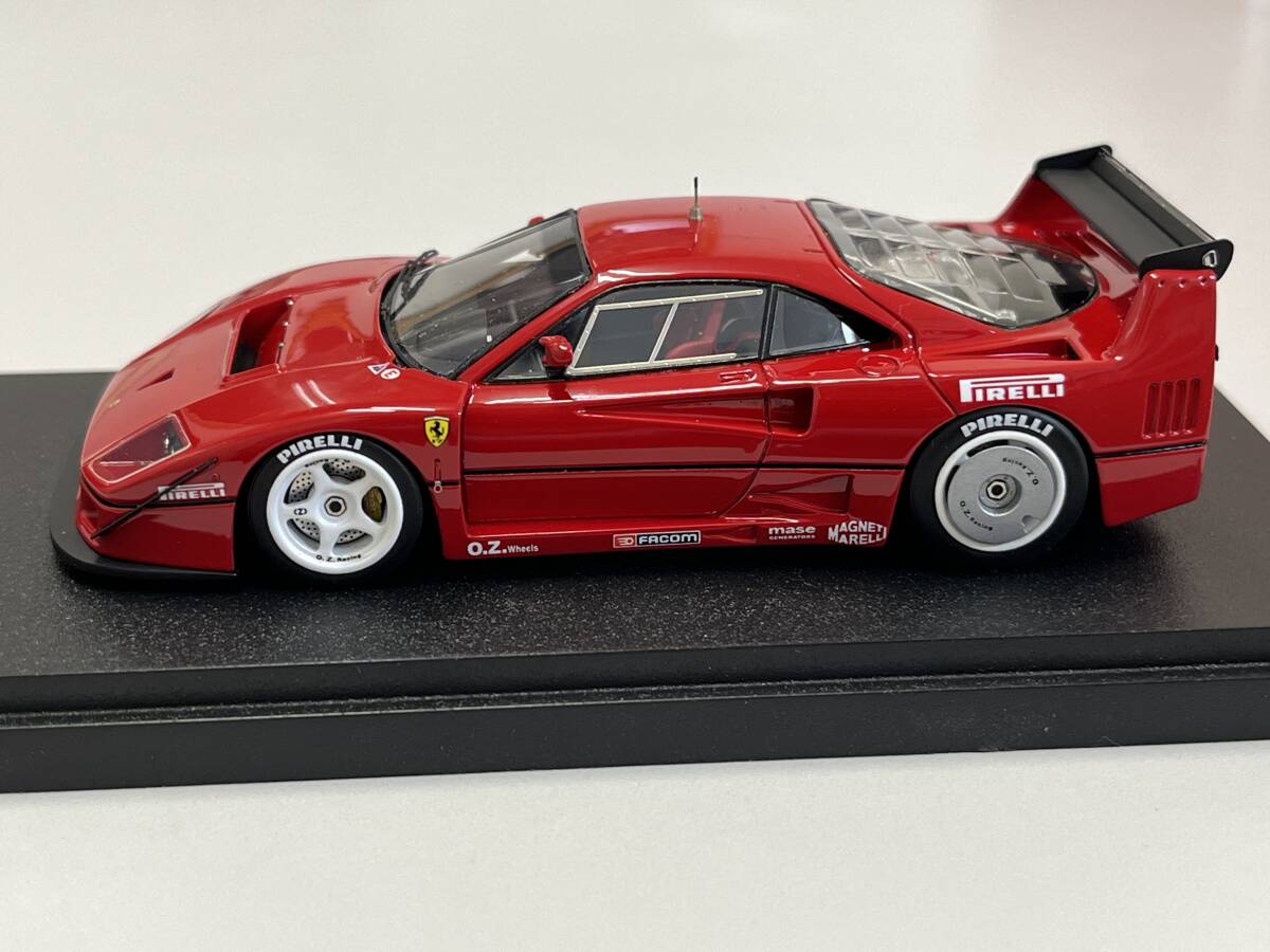 メイクアップ製 アイドロン 1/43 - EM025 - FERRARI F40 Test Monza 1989の画像8