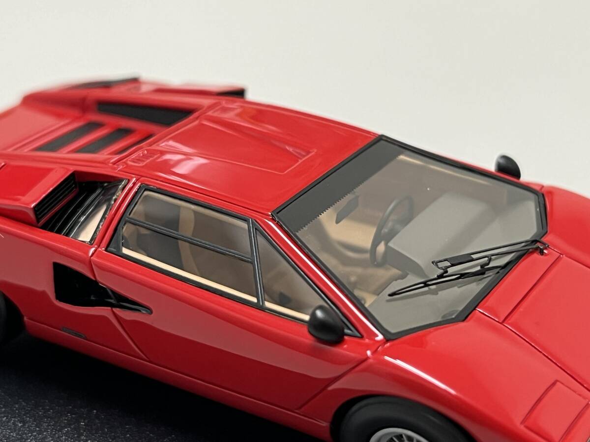 メイクアップ製 アイドロン 1/43スケール - EM167 I - Lamborghini カウンタック LP400（1974年）タン内装の画像3