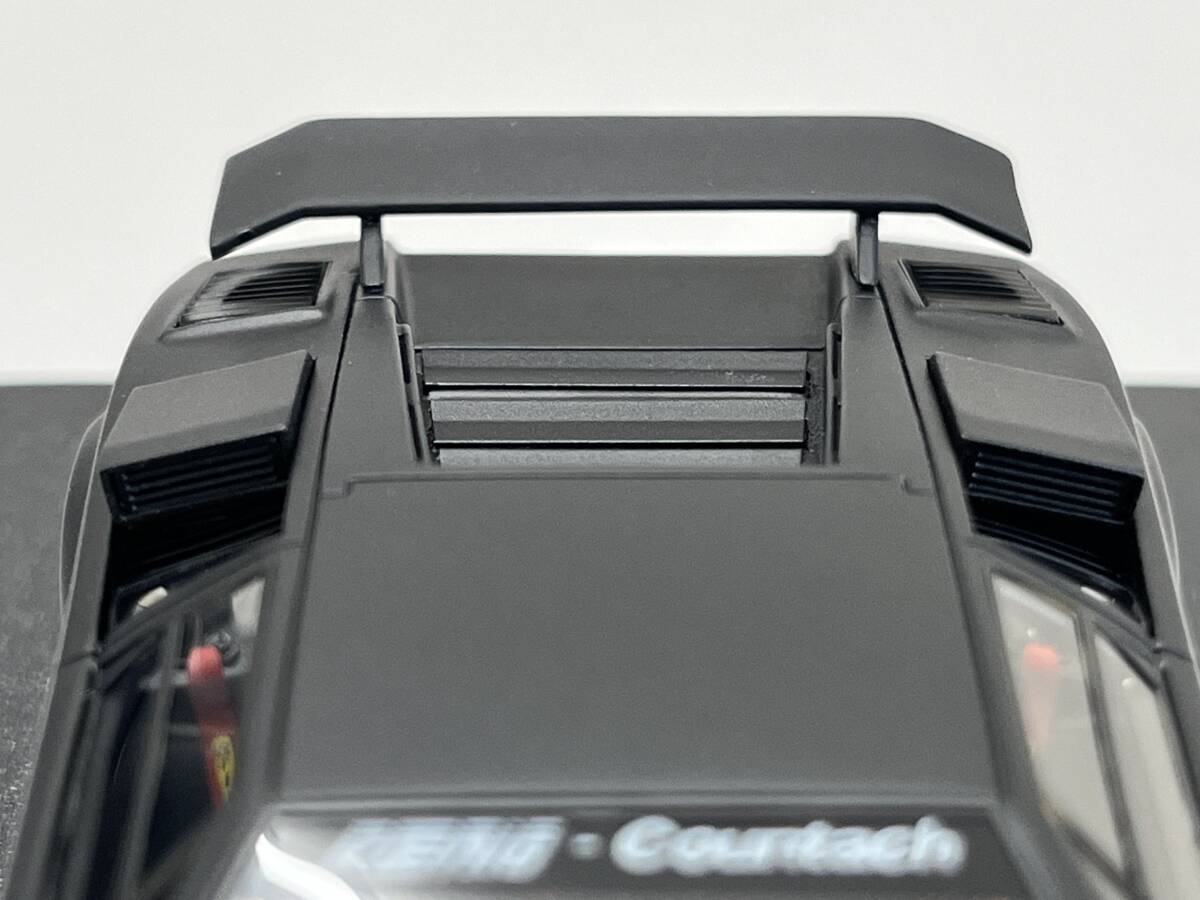 1/43 メイクアップ製 アイドロン - EM168 B1 - ケーニッヒ Lamborghini Countach ツインターボ マットブラック type2ボディ の画像9