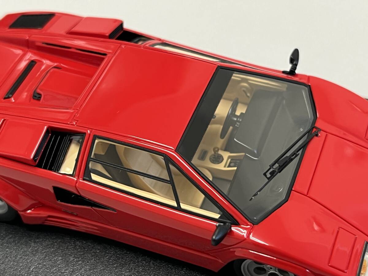 1/43 メイクアップ製 アイドロン - EM141 Q - Lamborghini カウンタック LP500 クアトロバルボーレ (1985年) ウイング無タイプの画像3