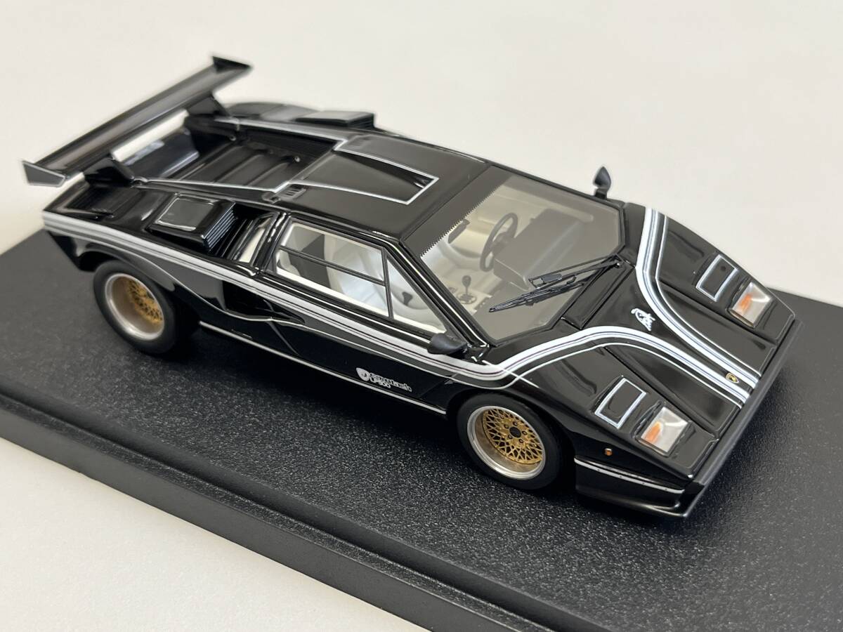 1/43 make-up made I Delon - EM163A - Lamborghini counter kLP500R ( Tokyo supercar show 1977 year specification )