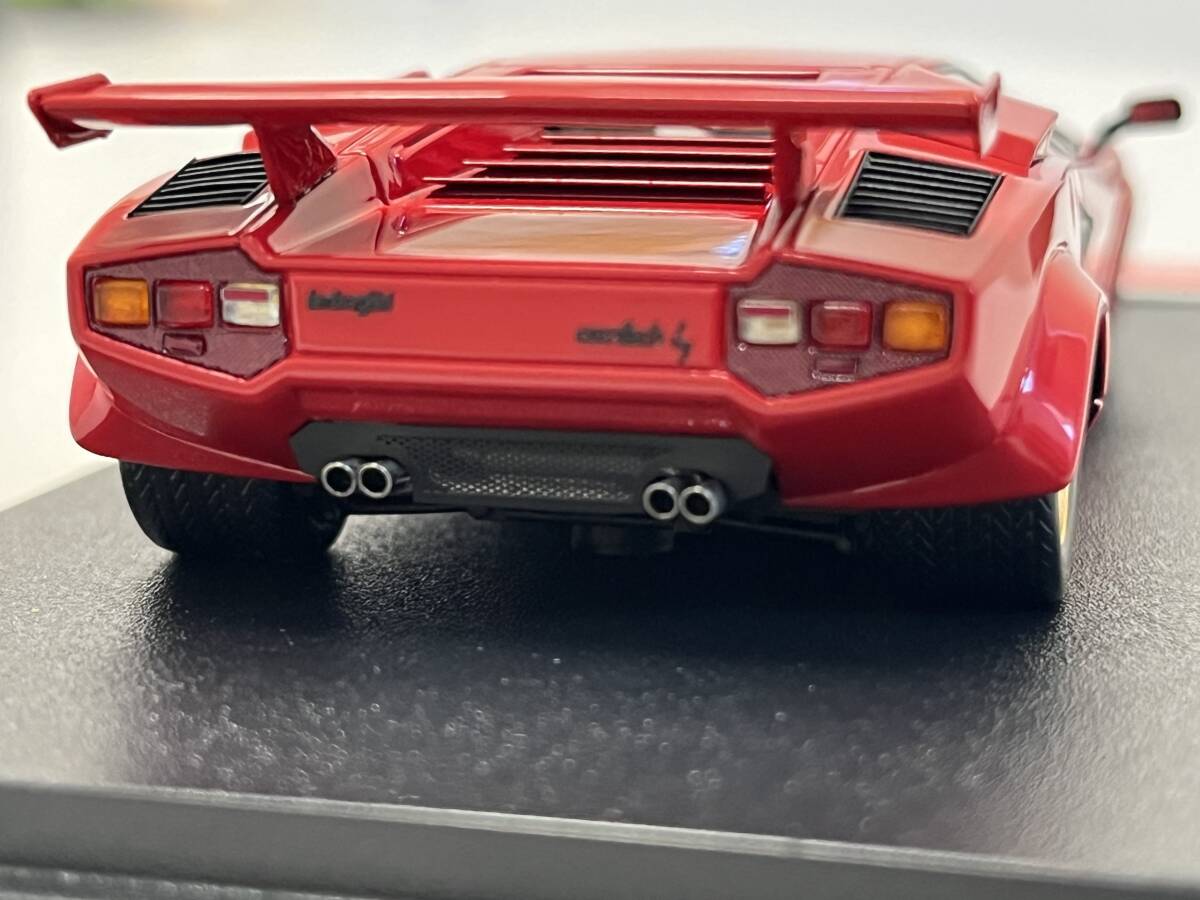 1/43 メイクアップ製 アイドロン - EM139A - Lamborghini カウンタック LP400S (リアウイング付) ブラボーホイール仕様の画像7