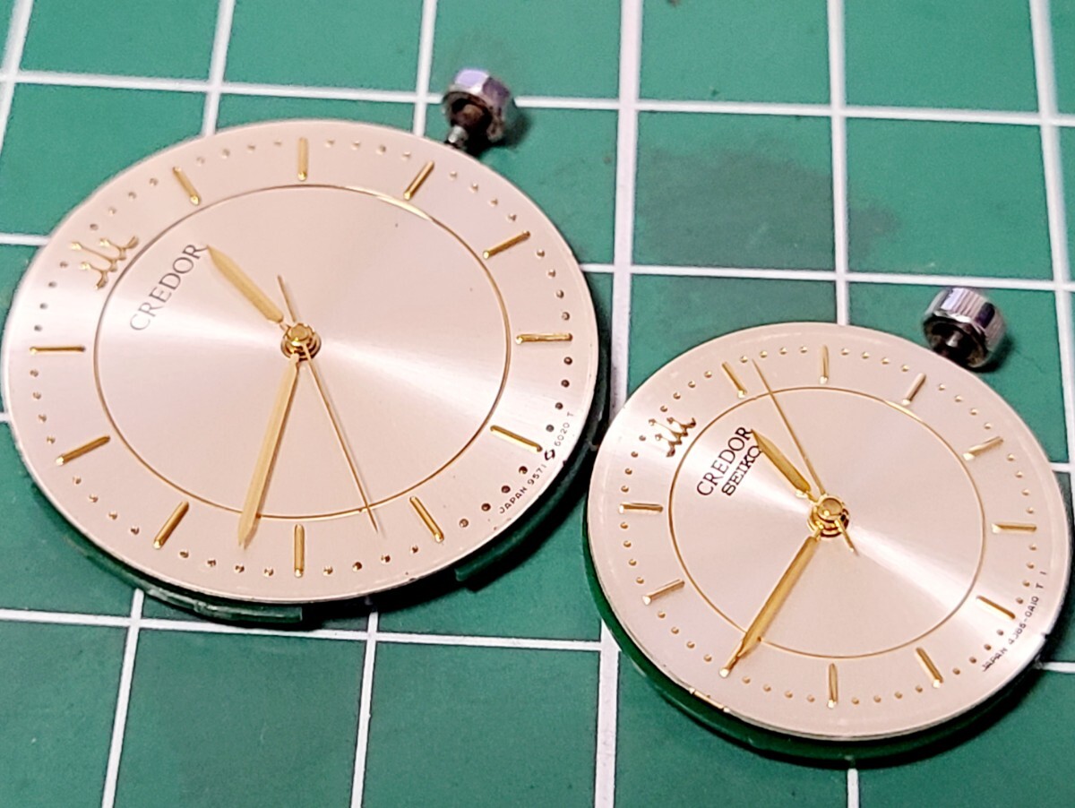  Seiko Credor Movement 2 point set junk 