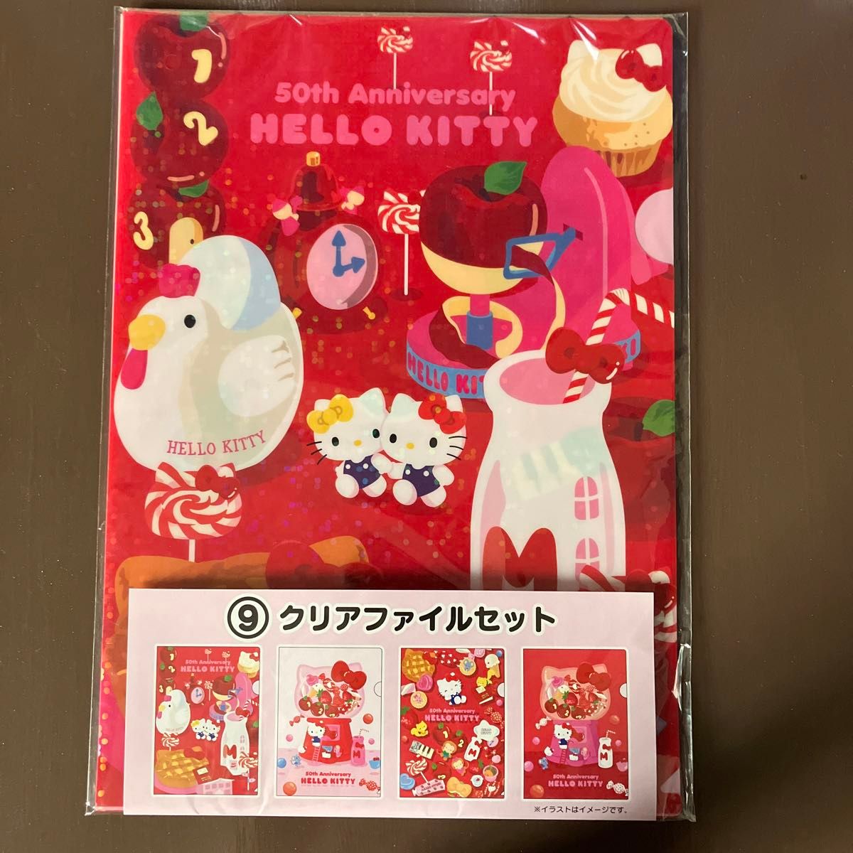 サンリオ 当りくじ HELLO KITTY ハローキティ 50周年 クリア サンリオ 当りくじ HELLO KITTY ハローキティ 50周年 クリア