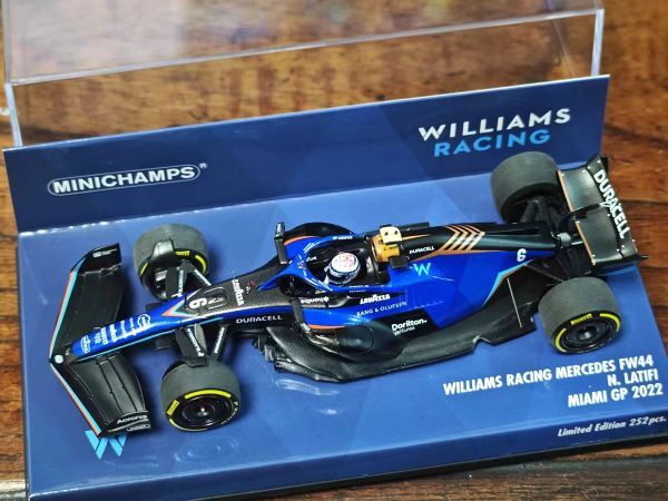 ウィリアムズ レーシング FW44 #6 N.ラティフィ 2022 マイアミGP 1/43 PMA 417220506_画像1