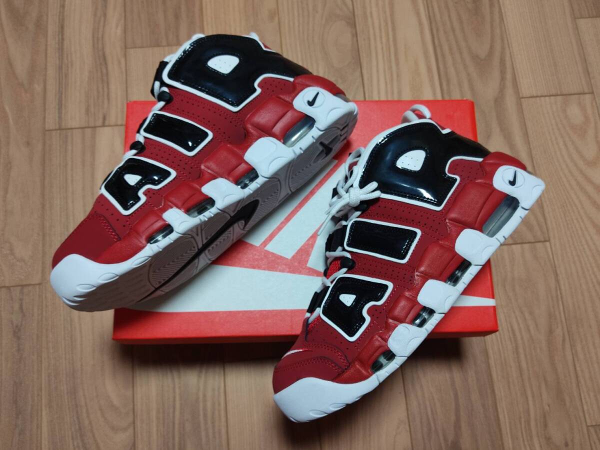 Nike Air More Uptempo ’96 "Black and Varsity Red" 27.5cmの画像5