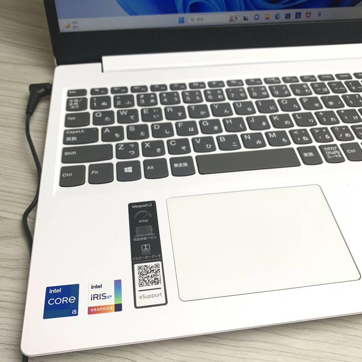 第11世代♪Core i5-1135G7 M.2-SSD512GB レノボ ideapad L3 15ITL6 メモリ12GB Full HD カメラ WIN11 office2019_画像4