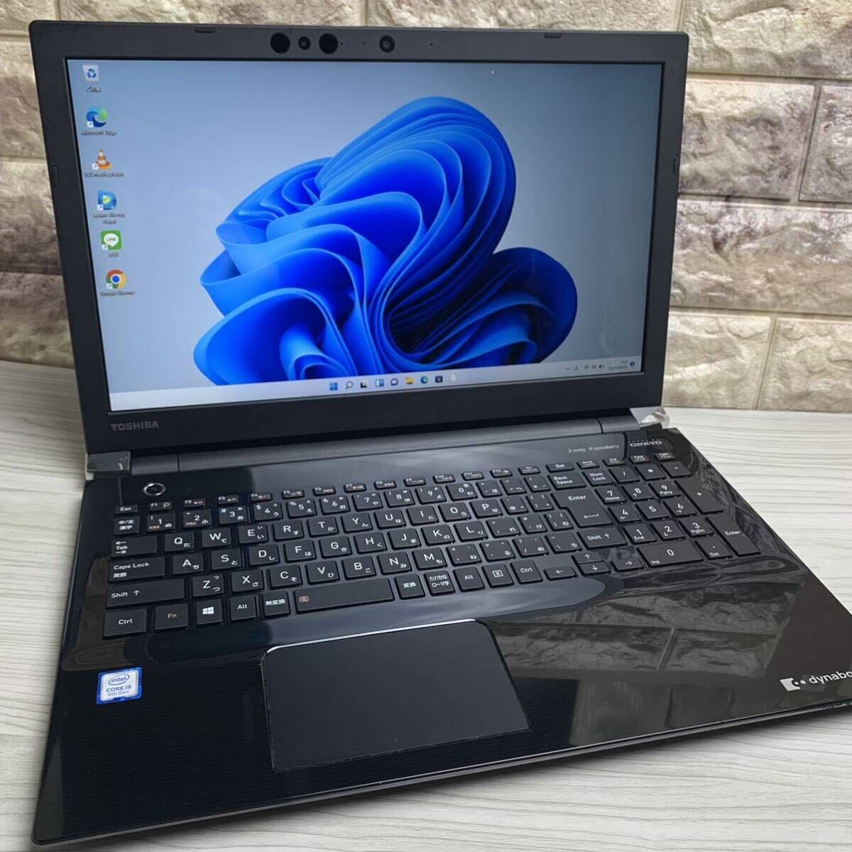 Full HD Core i5-8250U M.2-SSD256GB 東芝 Dynabook P2-T5KD-BB メモリ8GB Blu-ray カメラ WIN11 office2019