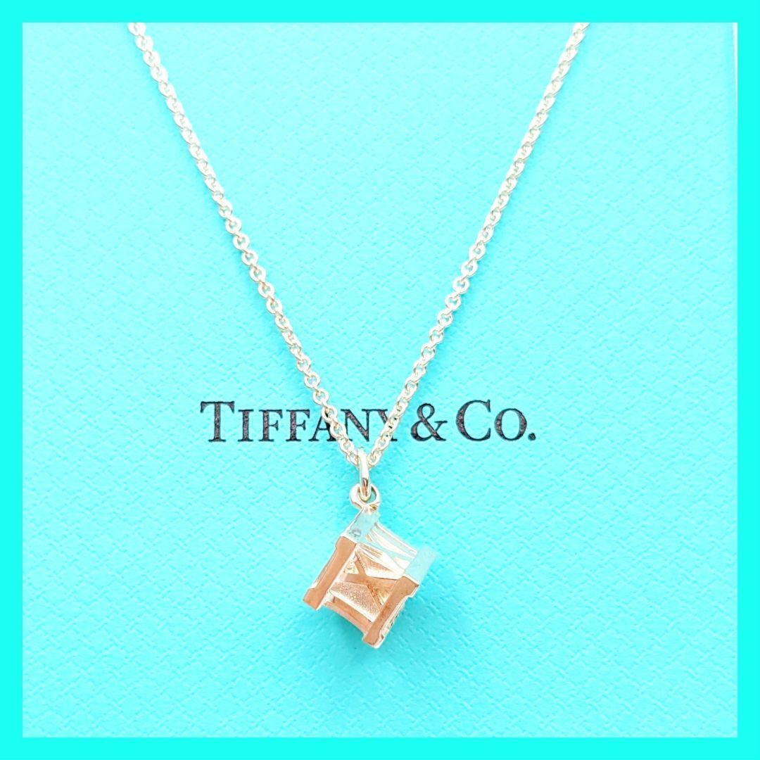 【最終値下げ】TIFFANY&Co. ティファニー アトラスキューブ ネックレス 925 シルバー SV Vintage ヴィンテージ OLD オールド _画像1