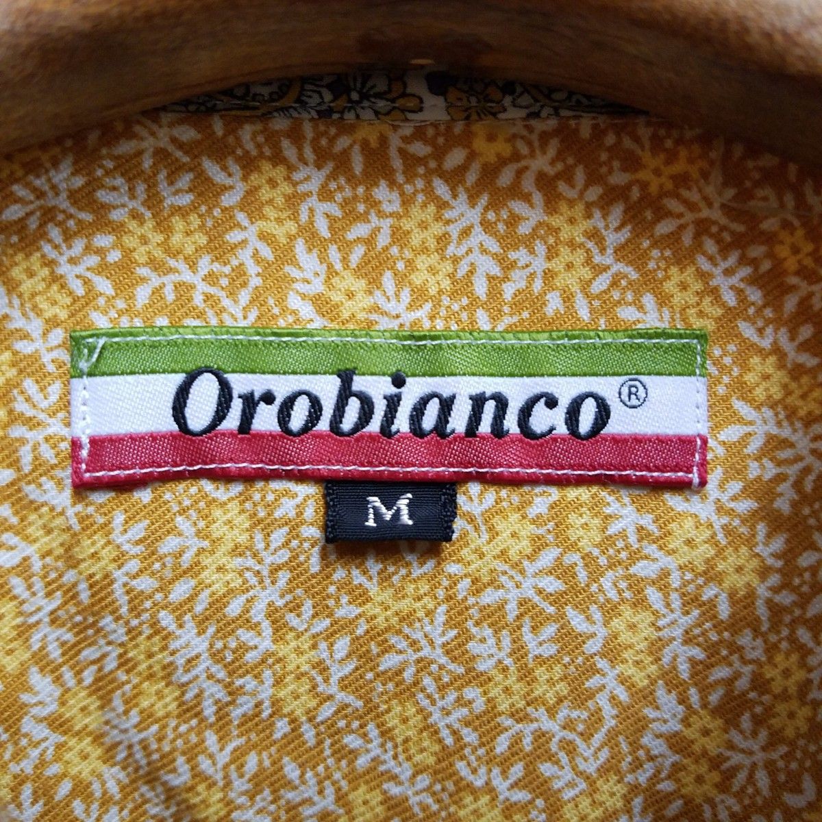 日本製 Orobianco Flower&Paisley L/S Shirts