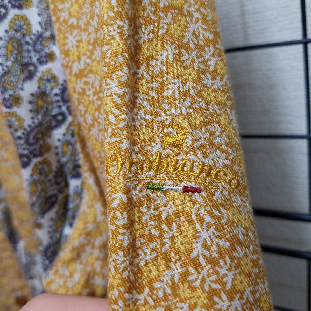 日本製 Orobianco Flower&Paisley L/S Shirts