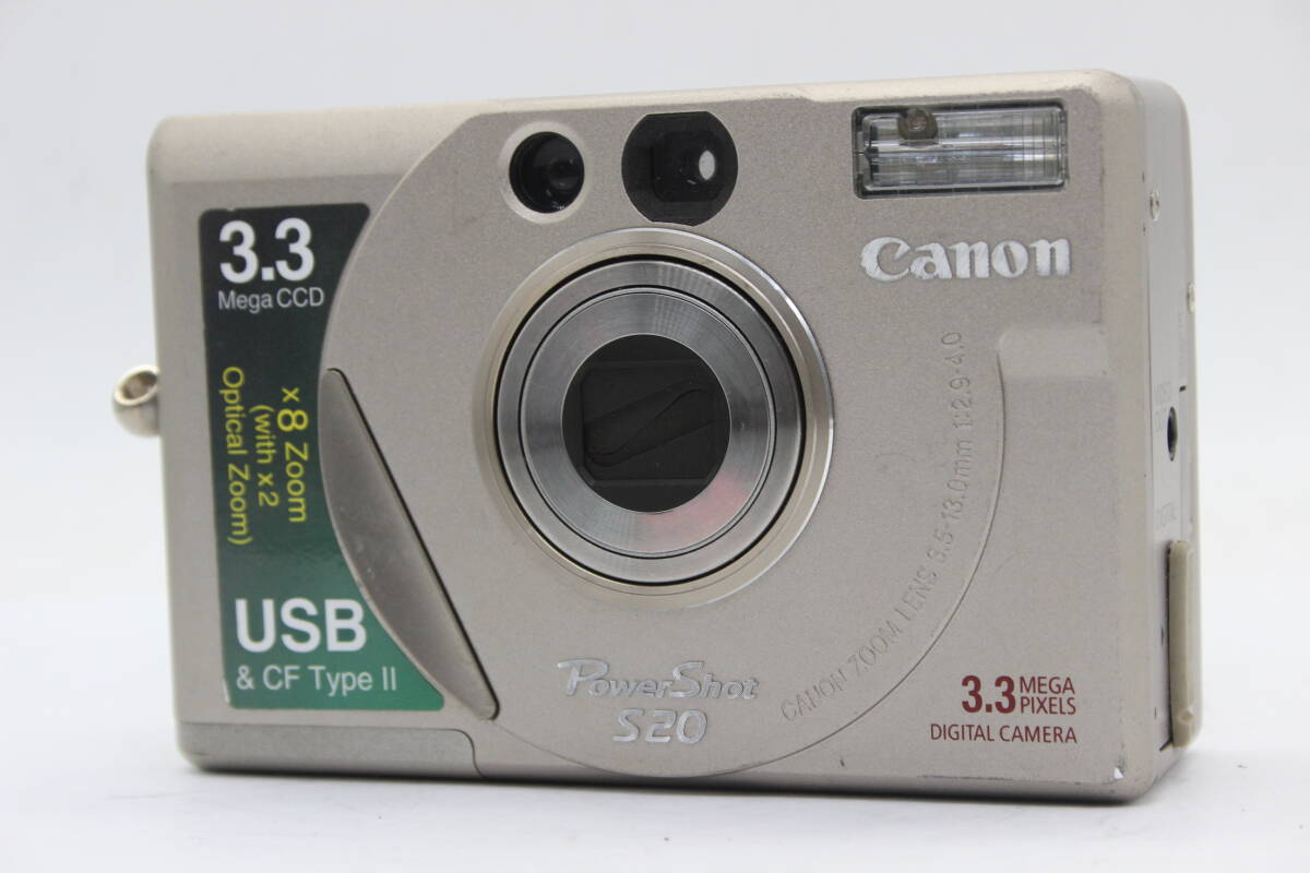 6052円 【返品保証】 キャノン Canon PowerShot S20 コンパクト 6052円 【返品保証】 キャノン Canon PowerShot S20 コンパクト