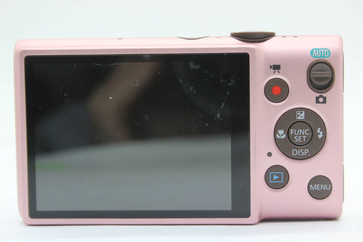 【返品保証】 キャノン Canon IXY 90F ピンク 8x IS バッテリー付き コンパクトデジタルカメラ s9085_画像4