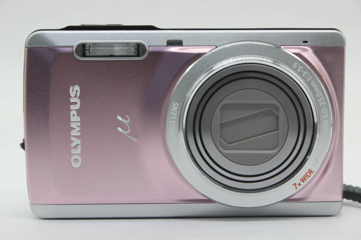 【返品保証】 オリンパス Olympus μ-7040 ピンク 7x Wide バッテリー付き コンパクトデジタルカメラ s8807_画像2