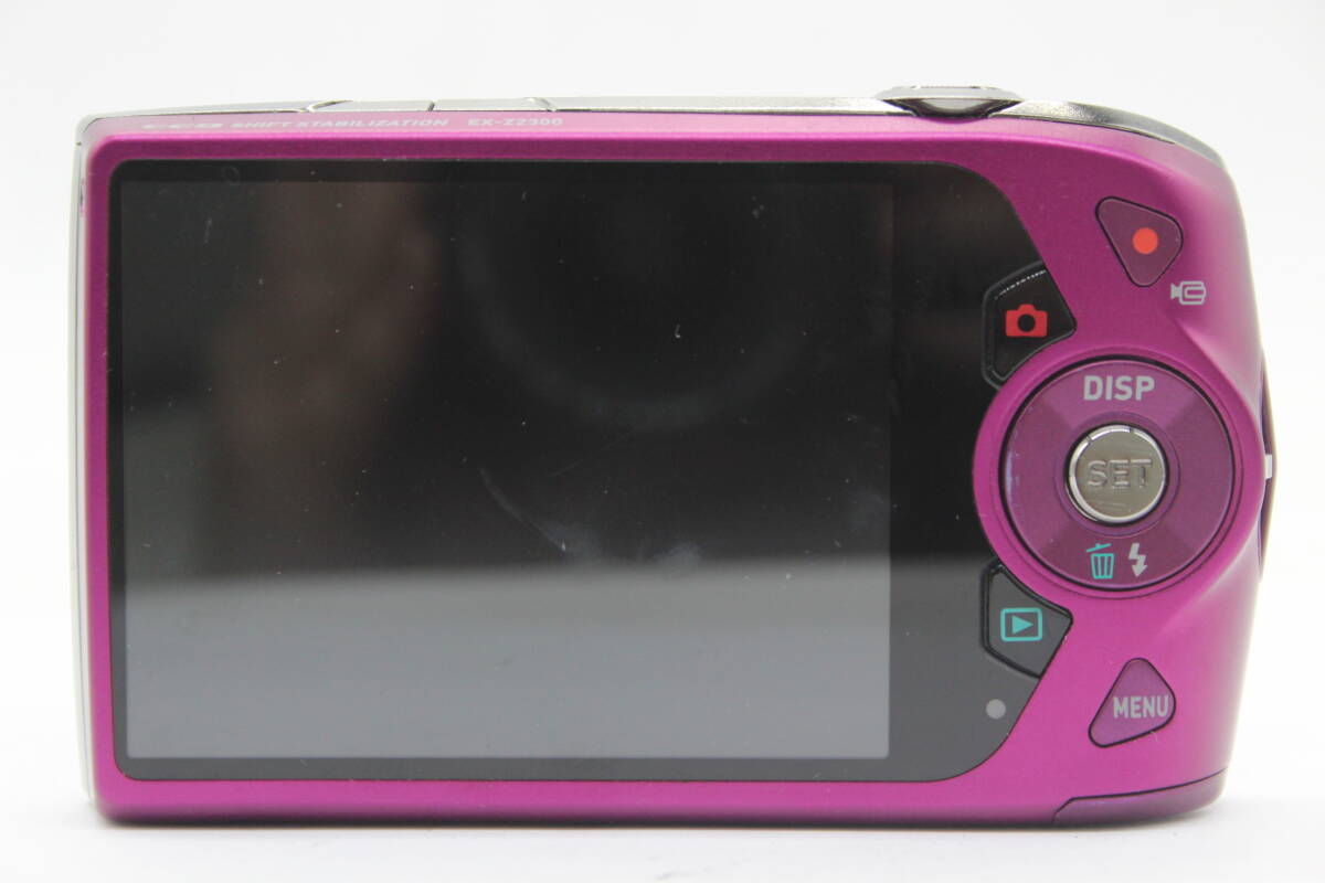 【返品保証】 カシオ Casio Exilim EX-Z2300 パープル 5x バッテリー付き コンパクトデジタルカメラ s8823の画像4