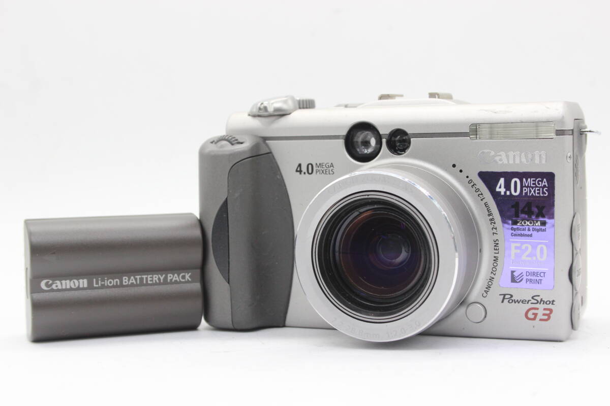 返品保証 キャノン Canon PowerShot G3 バッテリー付き 返品保証 キャノン Canon PowerShot G3 バッテリー付き