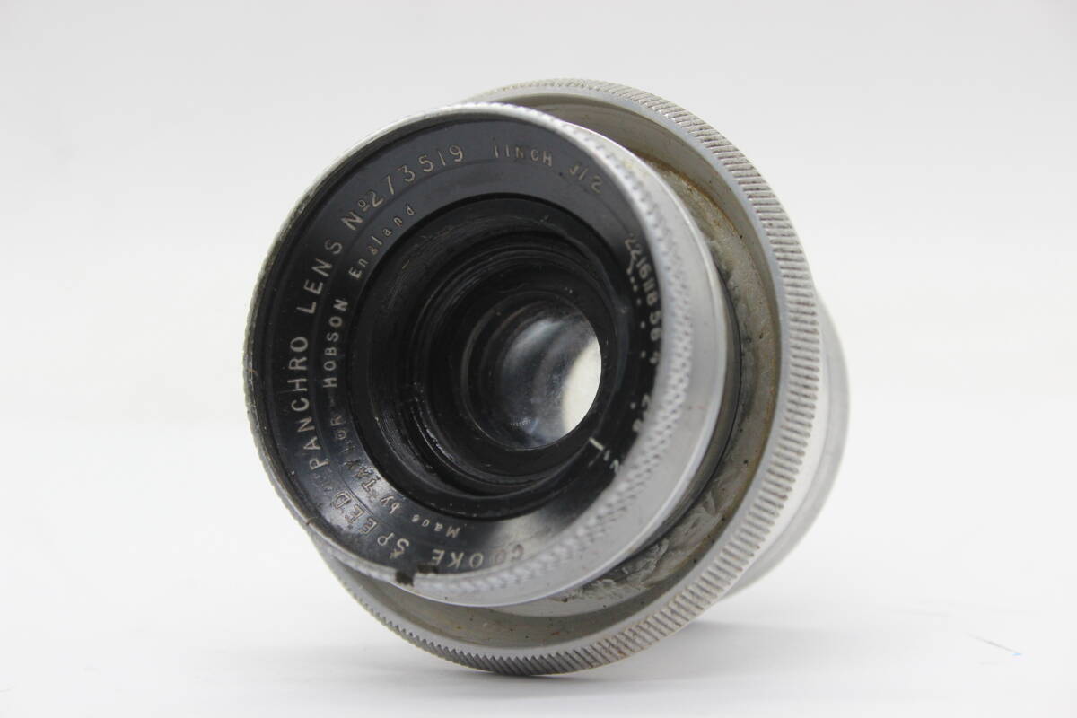 [ goods with special circumstances ] [ super rare ] Cooke Speed Panchro Lens 1inch F2 Feet C Made By Taylor-Hobson Bell&Howell I mo mount lens s9232