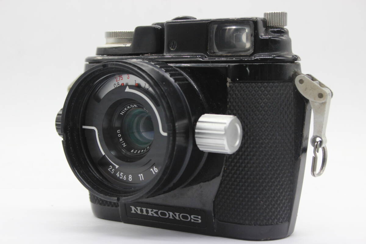 【返品保証】 ニコン Nikon NIKONOS ブラック 35mm F2.5 水中カメラ s9252の画像1