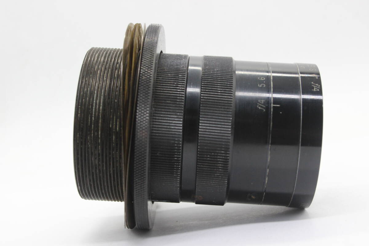 【訳あり品】 4X Enlarger Lens 4 F4 The Perkin-Elmer Corp Norwalk Conn 大判レンズ s9268_画像4