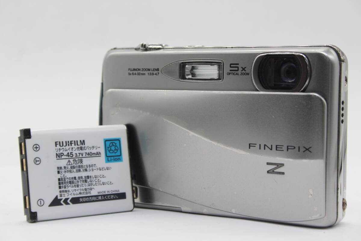 【返品保証】 フジフィルム Fujifilm Finepix Z700EXR 5x バッテリー付き コンパクトデジタルカメラ s9402_画像1