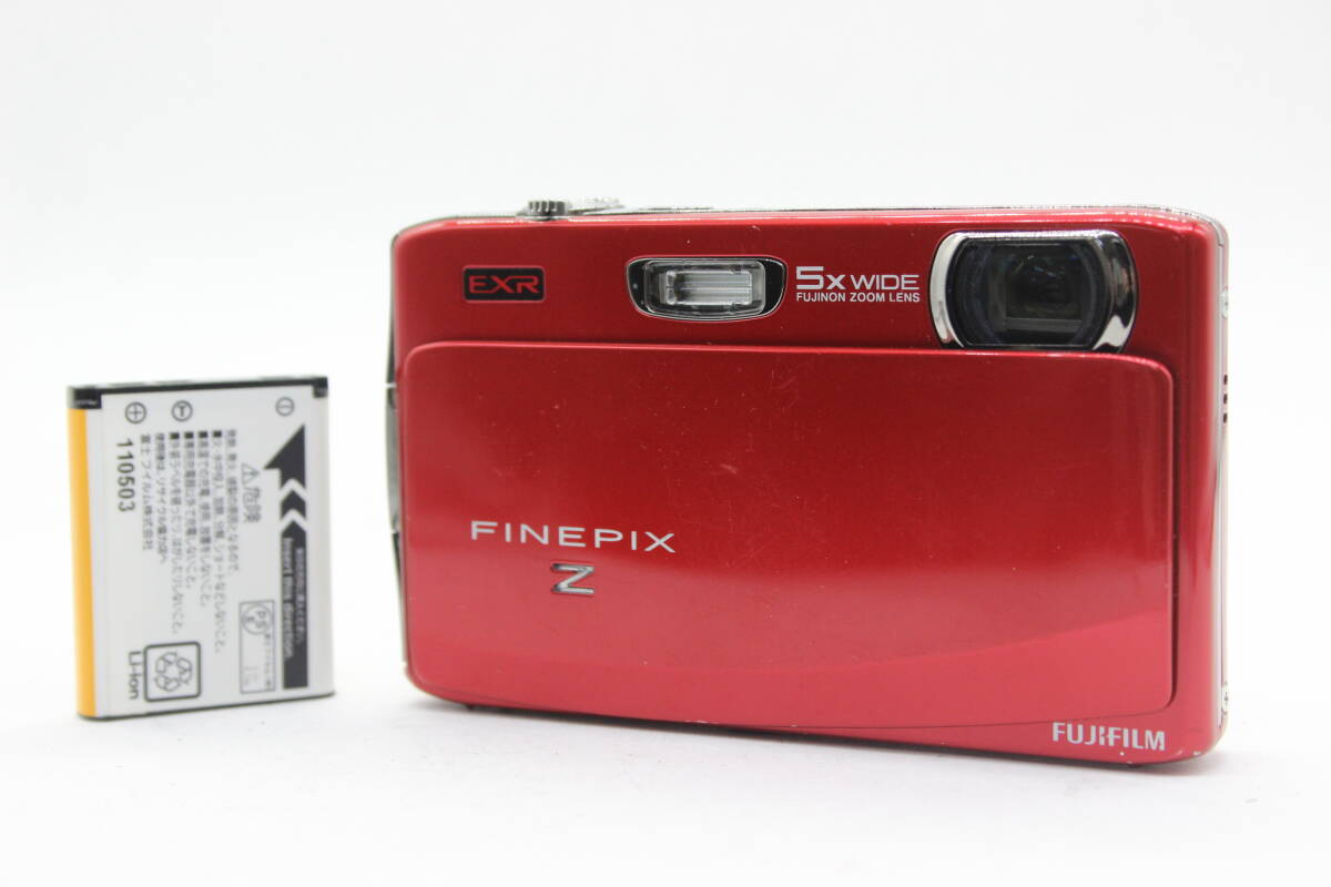 【返品保証】 フジフィルム Fujifilm Finepix Z900EXR レッド 5x バッテリー付き コンパクトデジタルカメラ s9421