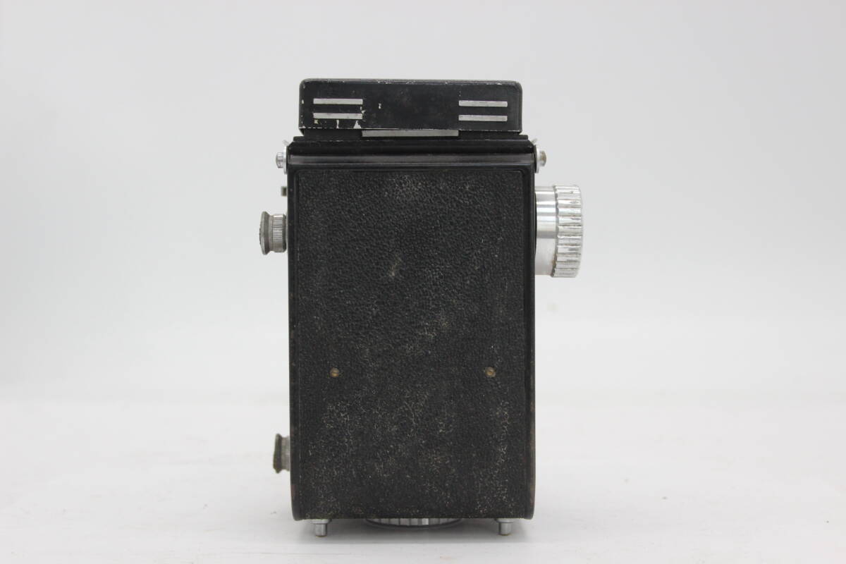 【返品保証】 リコー Ricoh Ricohflex Riken Riconar 8cm F3.5 ケース付き 二眼カメラ s9688_画像4