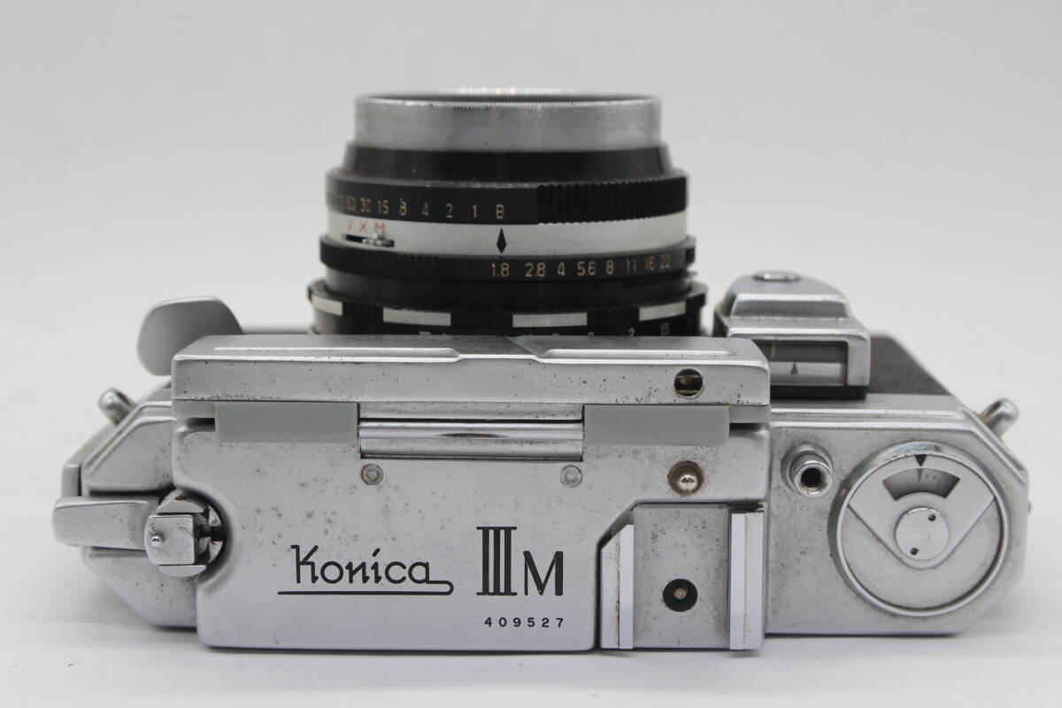 【訳あり品】 コニカ KONICA III M ダブルストローク Hexanon 50mm F1.8 レンジファインダー カメラ s9756の画像6