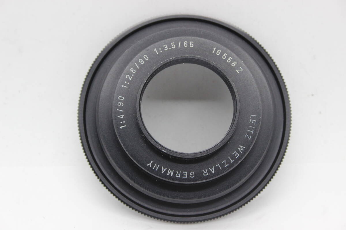 【返品保証】 ライカ Leica レンズヘッドアダプター16558Z 4/90 2.8/90 3.5/65 v99_画像1