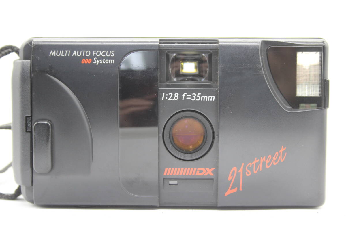 【返品保証】 【元箱付き】Chinon 21 Street Multi Auto Focus System 35mm F2.8 ケース付き コンパクトカメラ v279の画像2