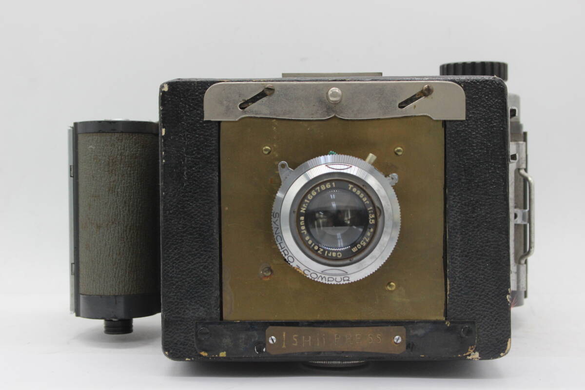 【訳あり品】 【希少?】 カールツァイス Carl Zeiss Tessar 7.5cm F3.5 カメラ v312_画像2