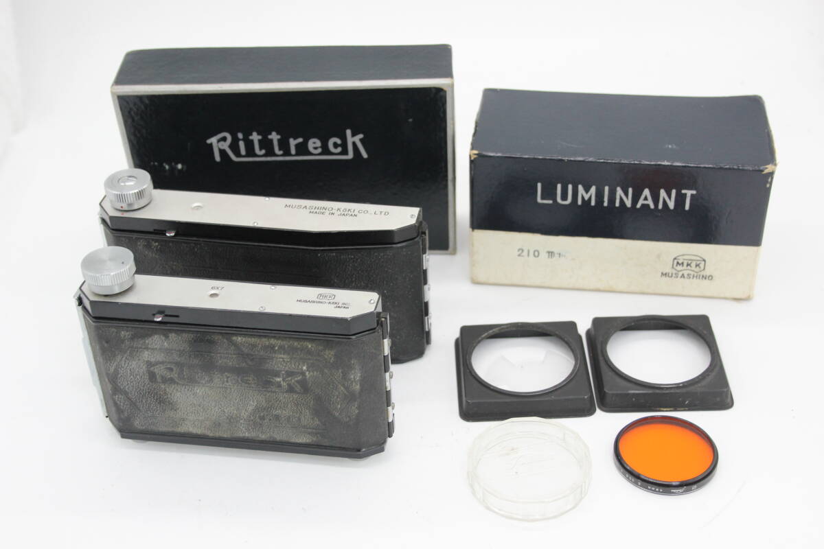 【訳あり品】 武蔵野光機 Rittreck II-A Luminant 10.5cm F3.5 カメラ v318_画像2