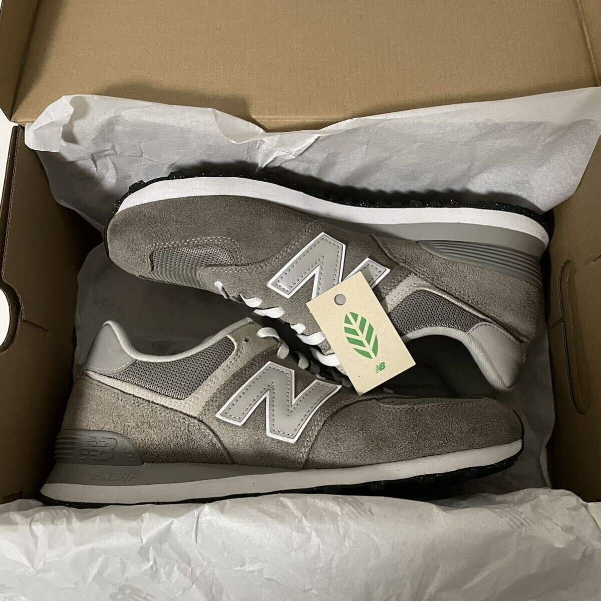 【new balance】 ML574EVG 28.0cm gray width D 美品_画像10