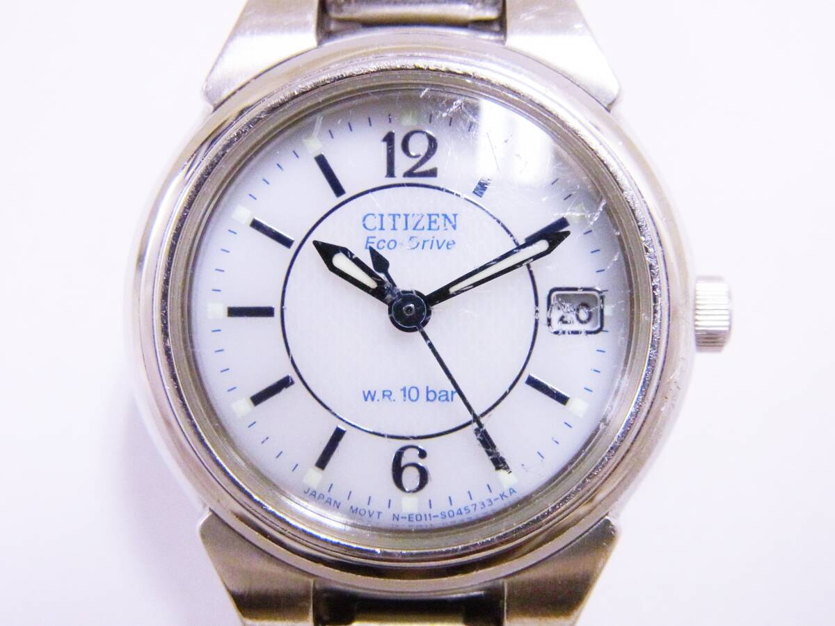 ④　CITIZEN Eco-Drive　シチズン　エコドライブ　E011-S027144　動品